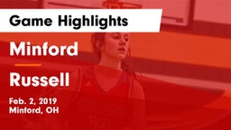 Minford  vs Russell  Game Highlights - Feb. 2, 2019