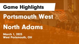 Portsmouth West  vs North Adams  Game Highlights - March 1, 2023