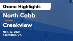 North Cobb  vs Creekview  Game Highlights - Nov. 19, 2022