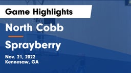 North Cobb  vs Sprayberry  Game Highlights - Nov. 21, 2022