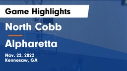 North Cobb  vs Alpharetta  Game Highlights - Nov. 22, 2022