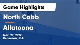 North Cobb  vs Allatoona  Game Highlights - Nov. 29, 2022