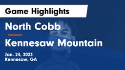 North Cobb  vs Kennesaw Mountain  Game Highlights - Jan. 24, 2023
