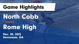 North Cobb  vs Rome High Game Highlights - Dec. 30, 2023