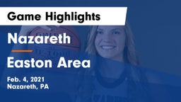 Nazareth  vs Easton Area  Game Highlights - Feb. 4, 2021