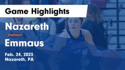 Nazareth  vs Emmaus  Game Highlights - Feb. 24, 2023