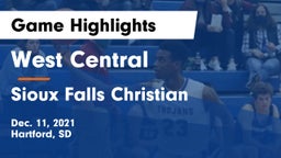 West Central  vs Sioux Falls Christian  Game Highlights - Dec. 11, 2021