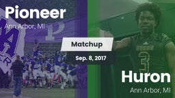 Matchup: Pioneer  vs. Huron  2017