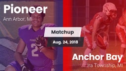 Matchup: Pioneer  vs. Anchor Bay  2018