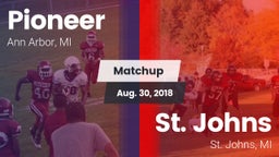 Matchup: Pioneer  vs. St. Johns  2018