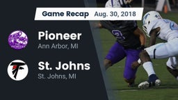 Recap: Pioneer  vs. St. Johns  2018