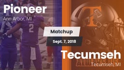 Matchup: Pioneer  vs. Tecumseh  2018