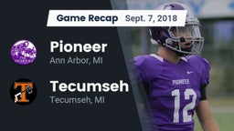 Recap: Pioneer  vs. Tecumseh  2018