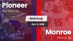 Matchup: Pioneer  vs. Monroe  2018