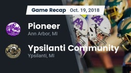 Recap: Pioneer  vs. Ypsilanti Community  2018