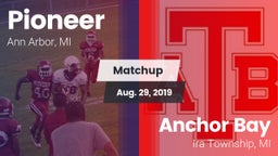 Matchup: Pioneer  vs. Anchor Bay  2019