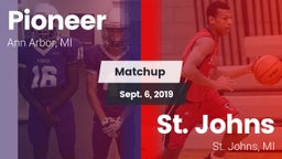 Matchup: Pioneer  vs. St. Johns  2019