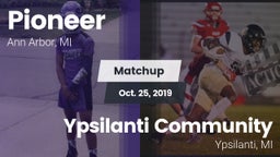 Matchup: Pioneer  vs. Ypsilanti Community  2019