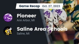 Recap: Pioneer  vs. Saline Area Schools 2023
