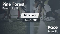 Matchup: Pine Forest High vs. Pace  2016