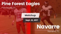 Matchup: Pine Forest Eagles vs. Navarre  2017