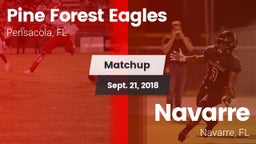 Matchup: Pine Forest Eagles vs. Navarre  2018