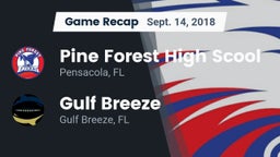 Recap: Pine Forest High Scool vs. Gulf Breeze  2018
