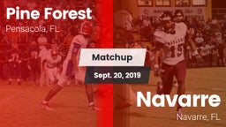Matchup: Pine Forest Eagles vs. Navarre  2019