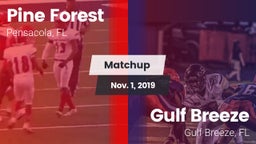 Matchup: Pine Forest Eagles vs. Gulf Breeze  2019