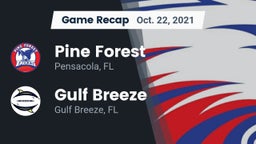 Recap: Pine Forest  vs. Gulf Breeze  2021