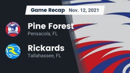 Recap: Pine Forest  vs. Rickards  2021