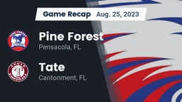 Recap: Pine Forest  vs. Tate  2023