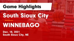 South Sioux City  vs WINNEBAGO Game Highlights - Dec. 18, 2021