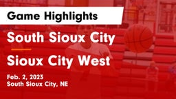 South Sioux City  vs Sioux City West   Game Highlights - Feb. 2, 2023