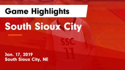 South Sioux City  Game Highlights - Jan. 17, 2019