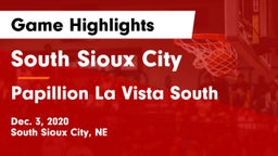 South Sioux City  vs Papillion La Vista South  Game Highlights - Dec. 3, 2020
