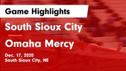 South Sioux City  vs Omaha Mercy Game Highlights - Dec. 17, 2020