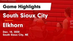 South Sioux City  vs Elkhorn  Game Highlights - Dec. 18, 2020