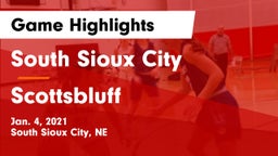 South Sioux City  vs Scottsbluff  Game Highlights - Jan. 4, 2021