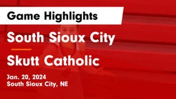 South Sioux City  vs Skutt Catholic  Game Highlights - Jan. 20, 2024