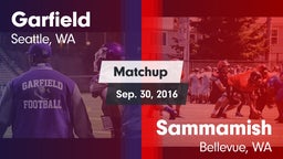 Matchup: Garfield  vs. Sammamish  2016