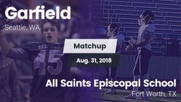 Matchup: Garfield  vs. All Saints Episcopal School 2018