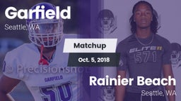 Matchup: Garfield  vs. Rainier Beach  2018