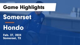 Somerset  vs Hondo  Game Highlights - Feb. 27, 2024