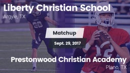 Matchup: Liberty Christian vs. Prestonwood Christian Academy 2017