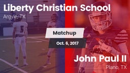 Matchup: Liberty Christian vs. John Paul II  2017