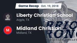 Recap: Liberty Christian School  vs. Midland Christian  2018