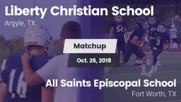 Matchup: Liberty Christian vs. All Saints Episcopal School 2018