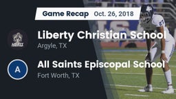 Recap: Liberty Christian School  vs. All Saints Episcopal School 2018