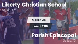Matchup: Liberty Christian vs. Parish Episcopal  2018